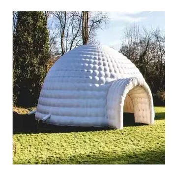 outdoor inflatable air tent floating Continuous inflatable Dome Tent