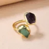Fluorite Green+Amethyst Purple