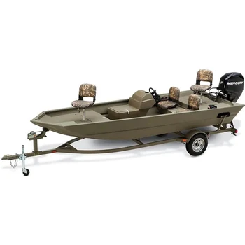 Ecocampor Flat Bottom Aluminum Jon Boat Fishing Boats for Sale