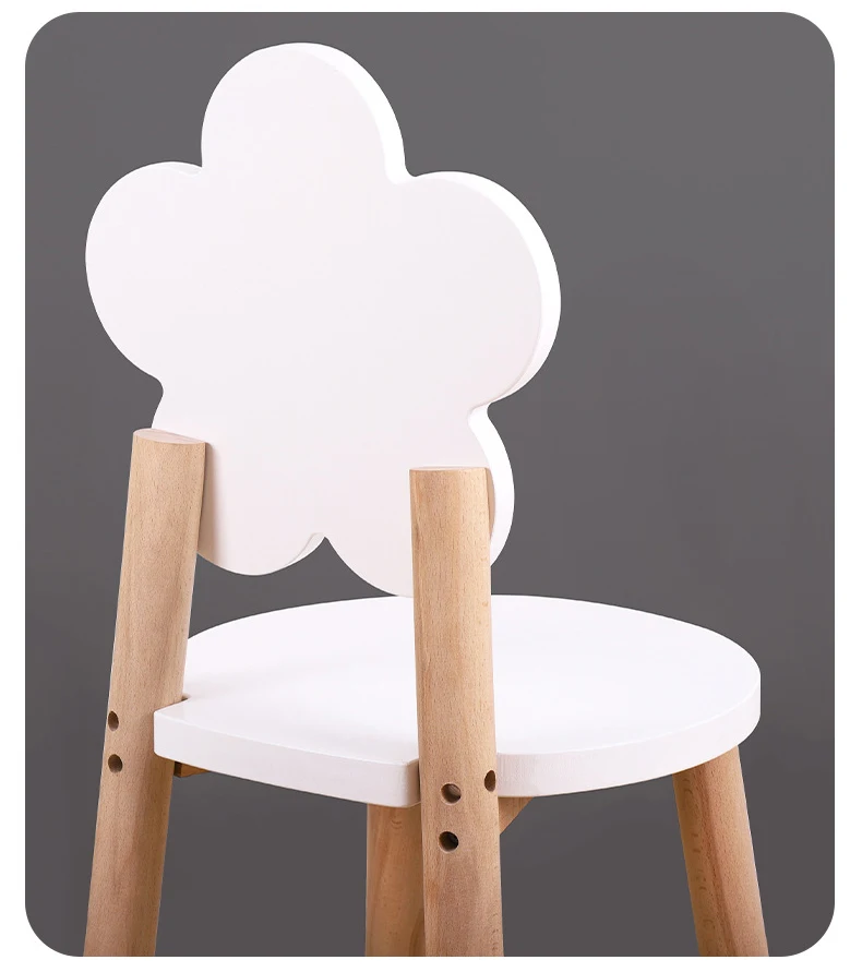 Customized Nordic Kids Furniture children Wooden play house Study Table and Chairs set Cartoon Table Desk Playhouse Furniture