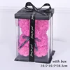 Orso di rose profondo 25 cm con regalo