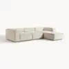 Velluto a coste beige chiaro