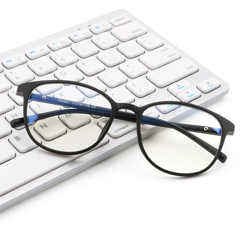 High Tr90 Frame Blue Light Blocking Glasses Anti Glare Fatigue Blocking Headaches Eye Strain Glasses