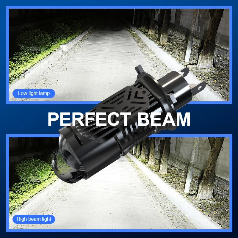 Conpex H4 Car Led Projector Lens Auto Lighting System High Quality Led H4 Mini LED Lens Led Headlight for Car Accessories