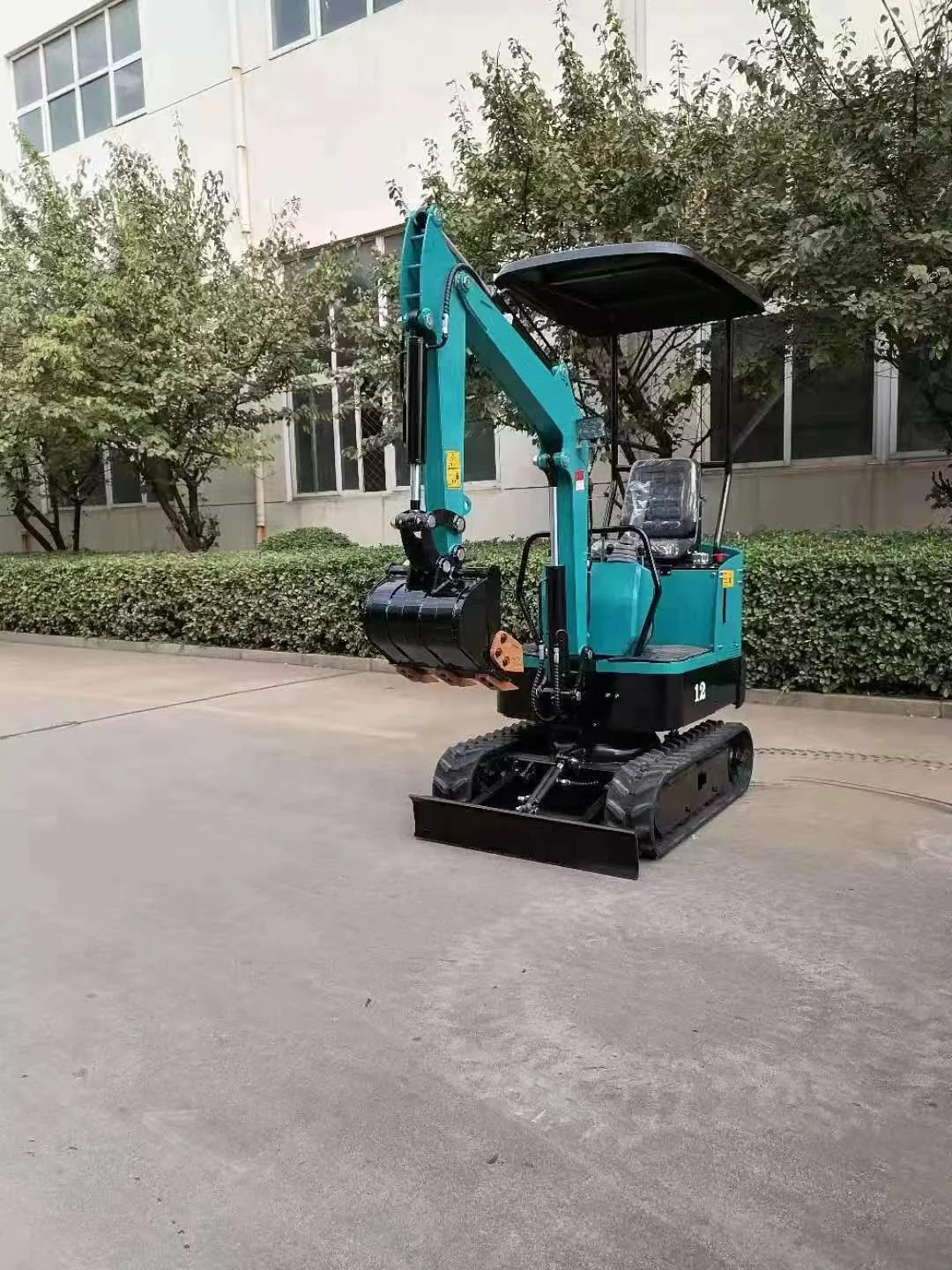 Shandong Katvo 1 Ton Mini Digger Kv12 Small Household Excavadora