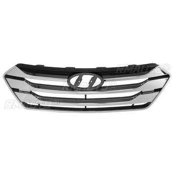 High Quality Front Bumper Radiator Grille Replacement For Hyundai Santa Fe Sport 2013-2016 Front Upper Centre Grille Grill