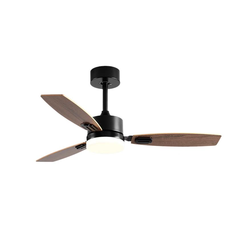 Nordic 52 Inch Reversible DC Motor Ceiling Fan Lamp Remote Control BLDC LED Ceiling Fan With Light