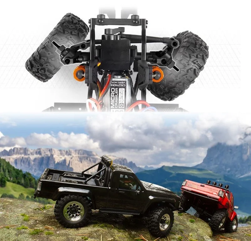 1:18 Scale Electric 4WD RC Crawler HPI Toyoto Hilux SR5