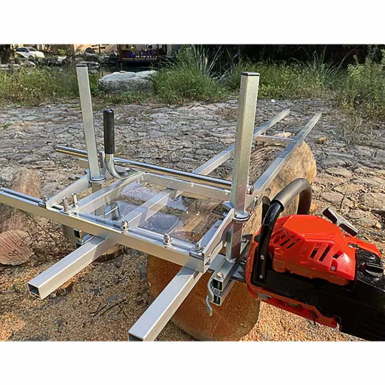 RCM Chainsaw Mill and Guide Rails Portable Small Mills First Cut Rails Chainsaw Mill Petrol Chain Saw Wood Cutting Machine