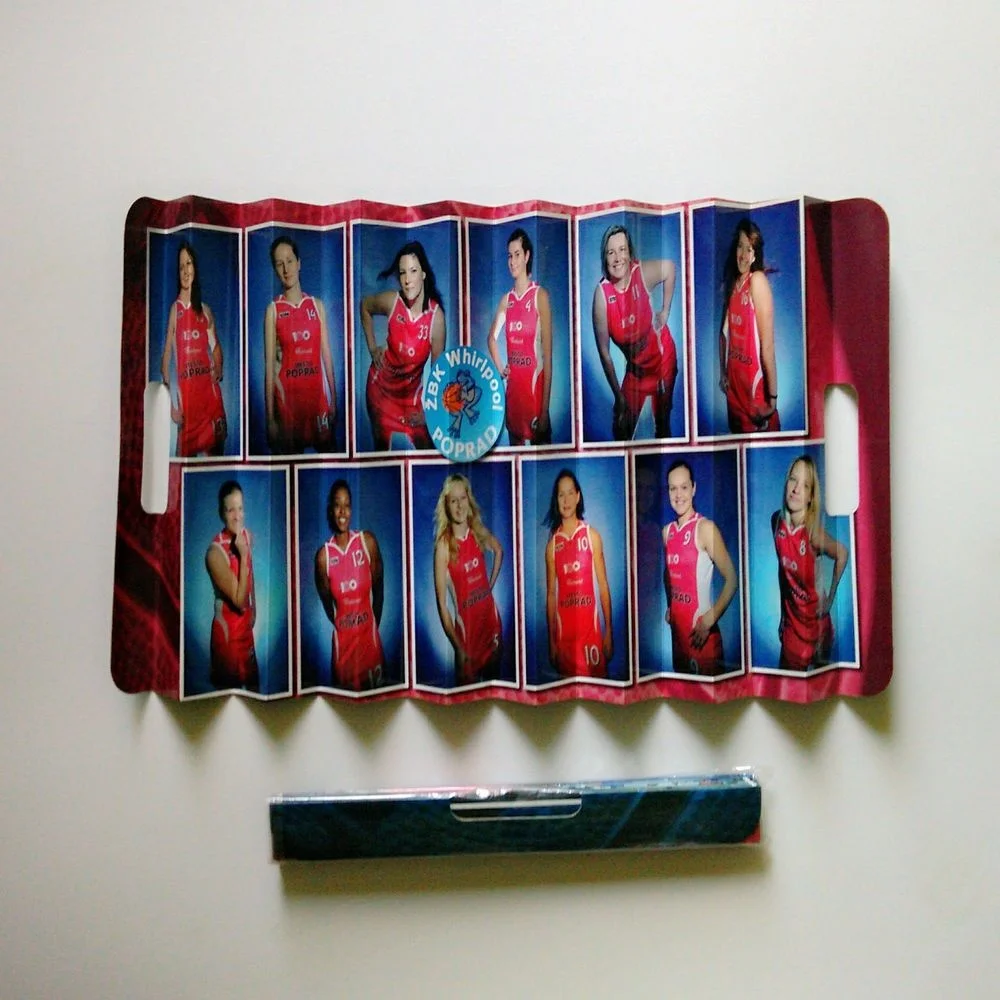 Полностью сублимационная печатная бумага ручной вентилятор Хлопушка, складной вентилятор Хлопушка баннер, спортивное событие ачарование шумоподавление