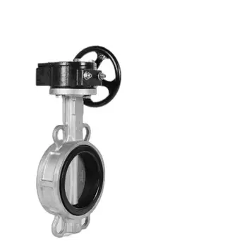DN50-1600 Manual PTFE Rubber Lined Flange Butterfly Valve Soft Seal Ductile Cast Iron Turbine Wafer Butterfly Valve General