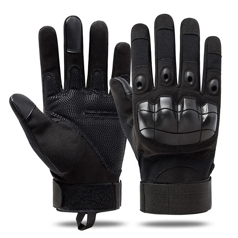 Carbon Fiber Gloves Full Finger Tactical Gloves Military For Outdoor Activities 