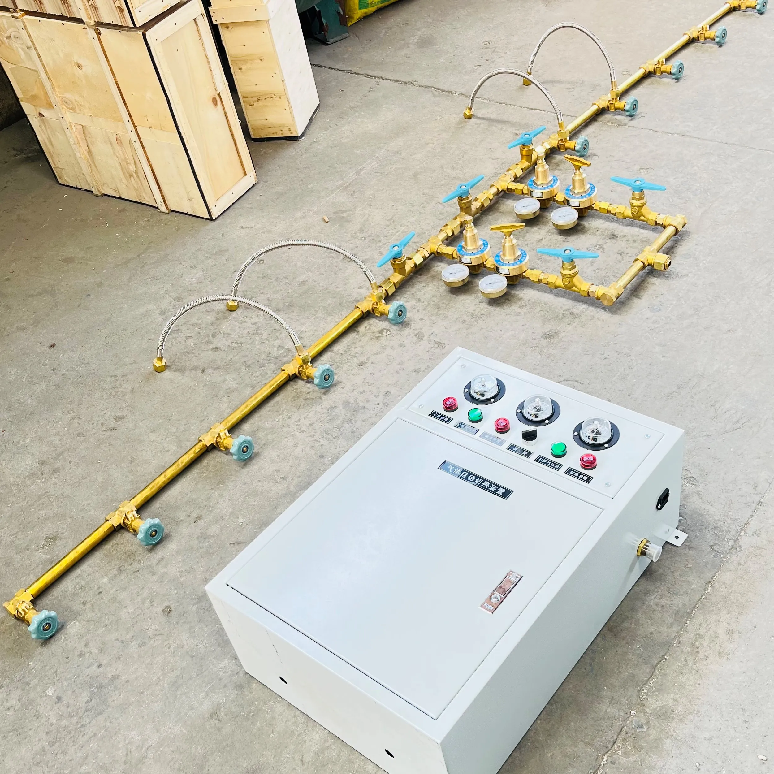 Automatic Medical Gas Cylinder Manifold For Hospital Oxygen Manifold ...