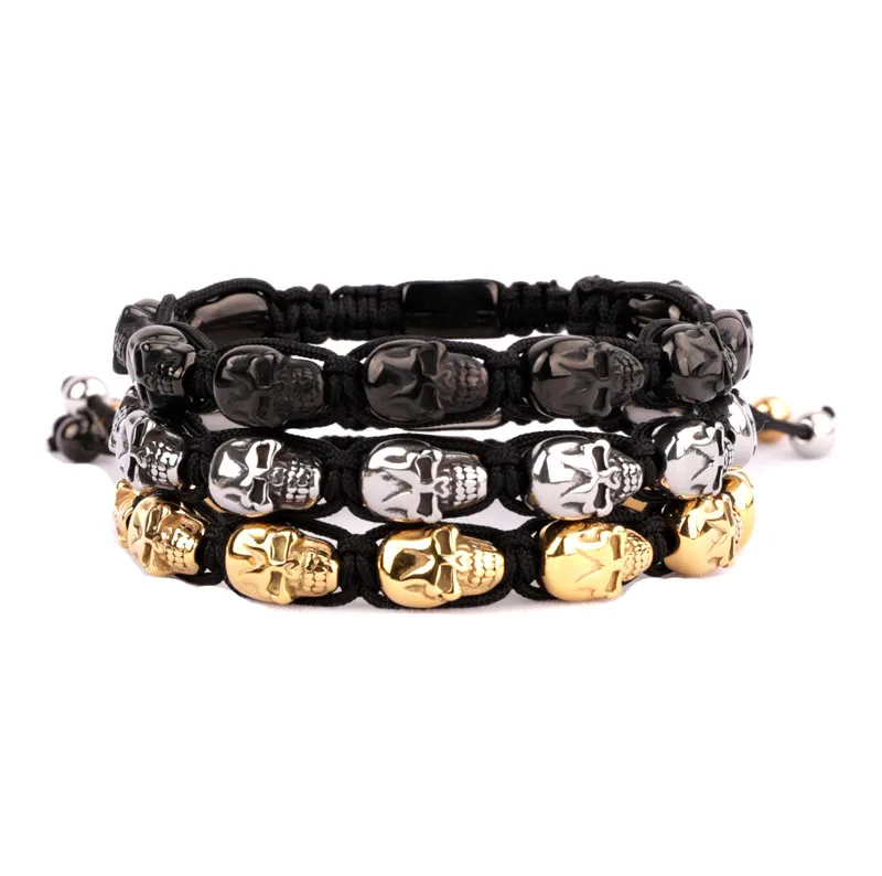 Handmade Braided Bead Men Bracelet 