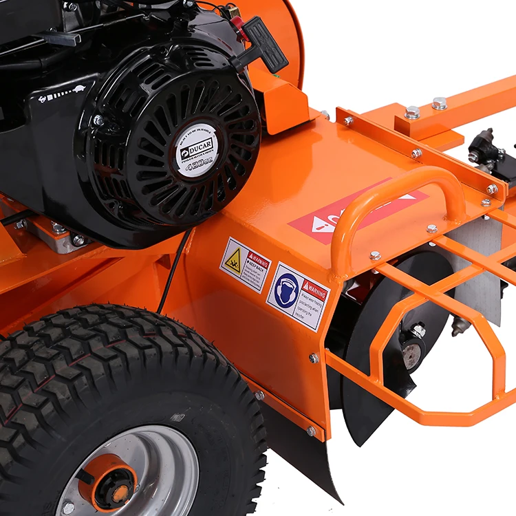 15HP Gasoline Trencher with Ducar Engine Recoil Starter Trenching Depth 60CM