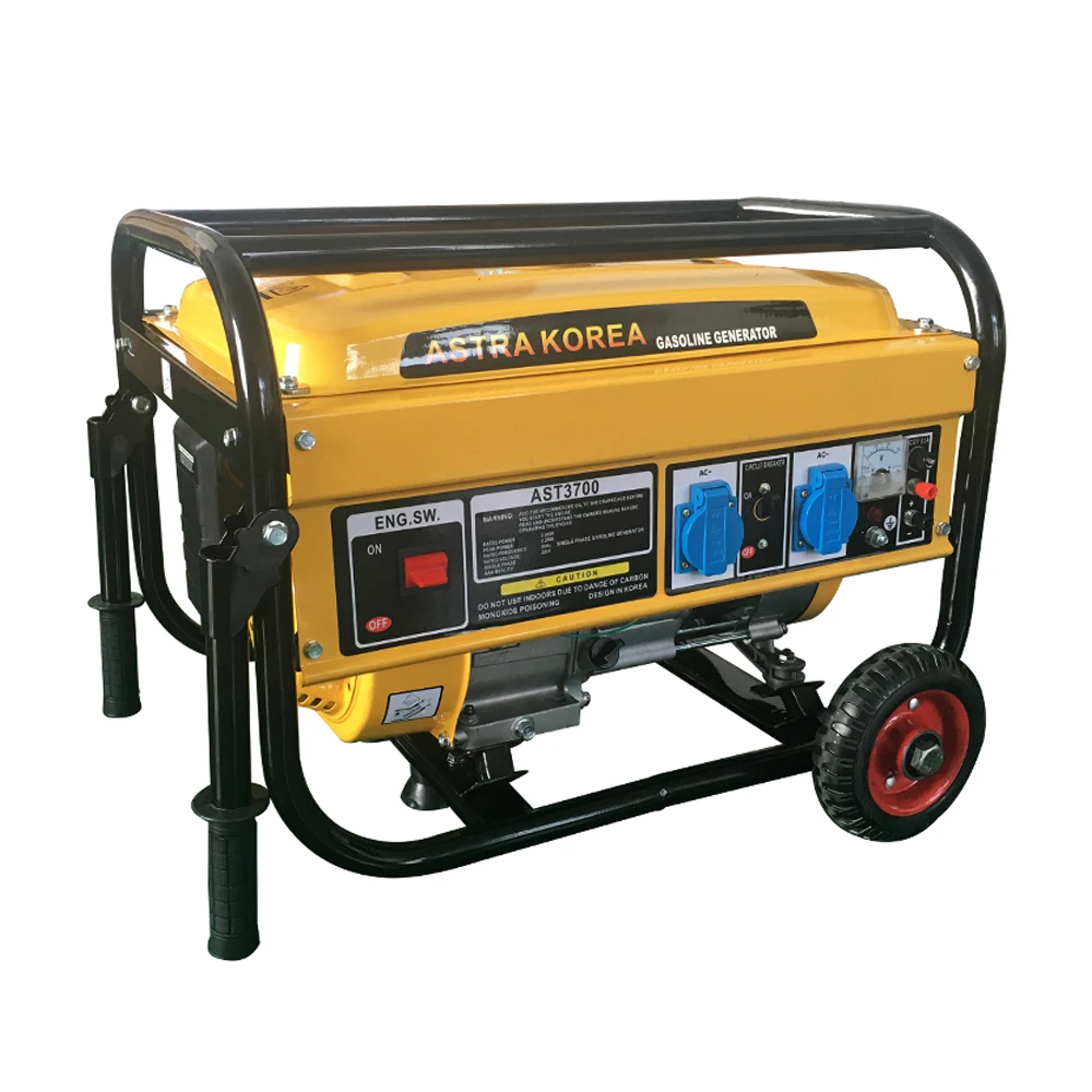 Power Value Portable Gasoline Generator Astra Korea 3700 with Competitive Prices