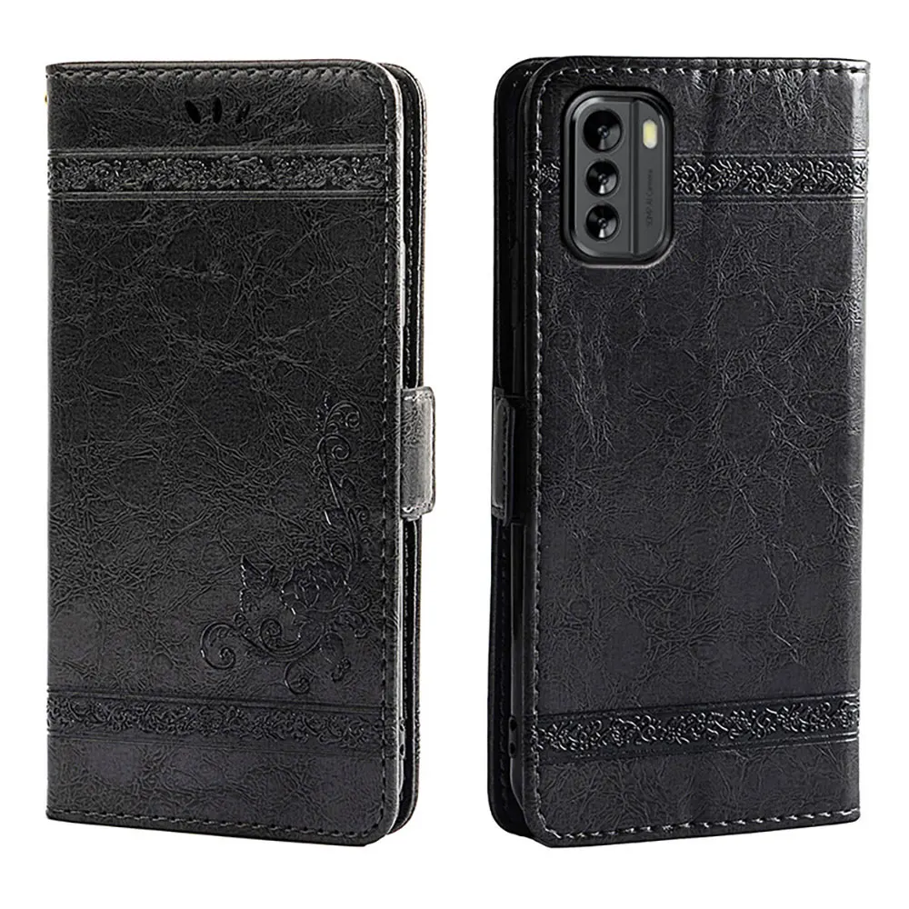 PU Leather Mobile Phone Case with Business Style Credit card Holder Cover For Nokia C32 C22 C12 Laudtec