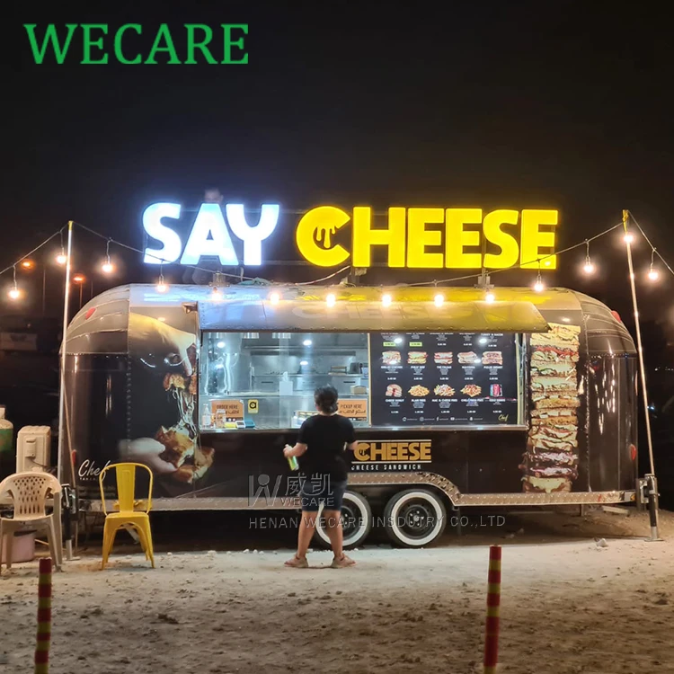 Wecare CE/VIN Valid Mobile Ice Cream Truck Coffee Shop Trailer Pizza  Catering Food Truck for Sale United States - China Food Trailer, Food Truck