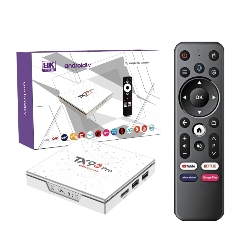 New Android Smart TV Box TX90 PRO Quad Core 8K H618 Android 13.0