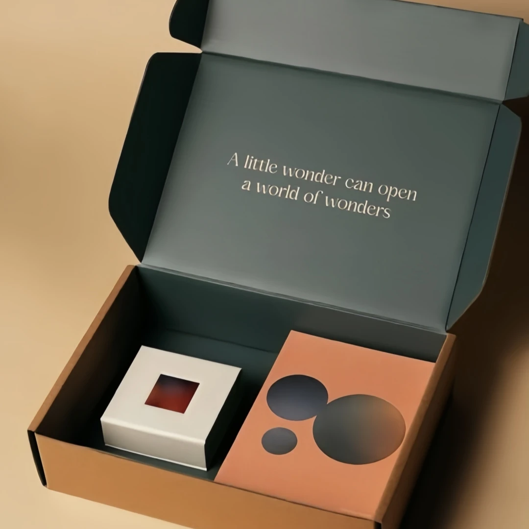 Custom Corrugated Packaging Carton Mailer Shipping Box OEM Custom Empty Child-Lock Paper Box