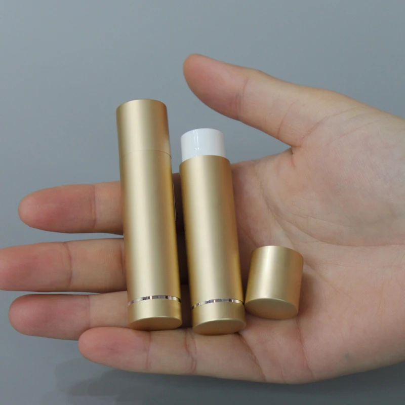 Aluminum Packaging Tubes Cosmetic Round Empty Tube Container Custom Lip Balm Tube