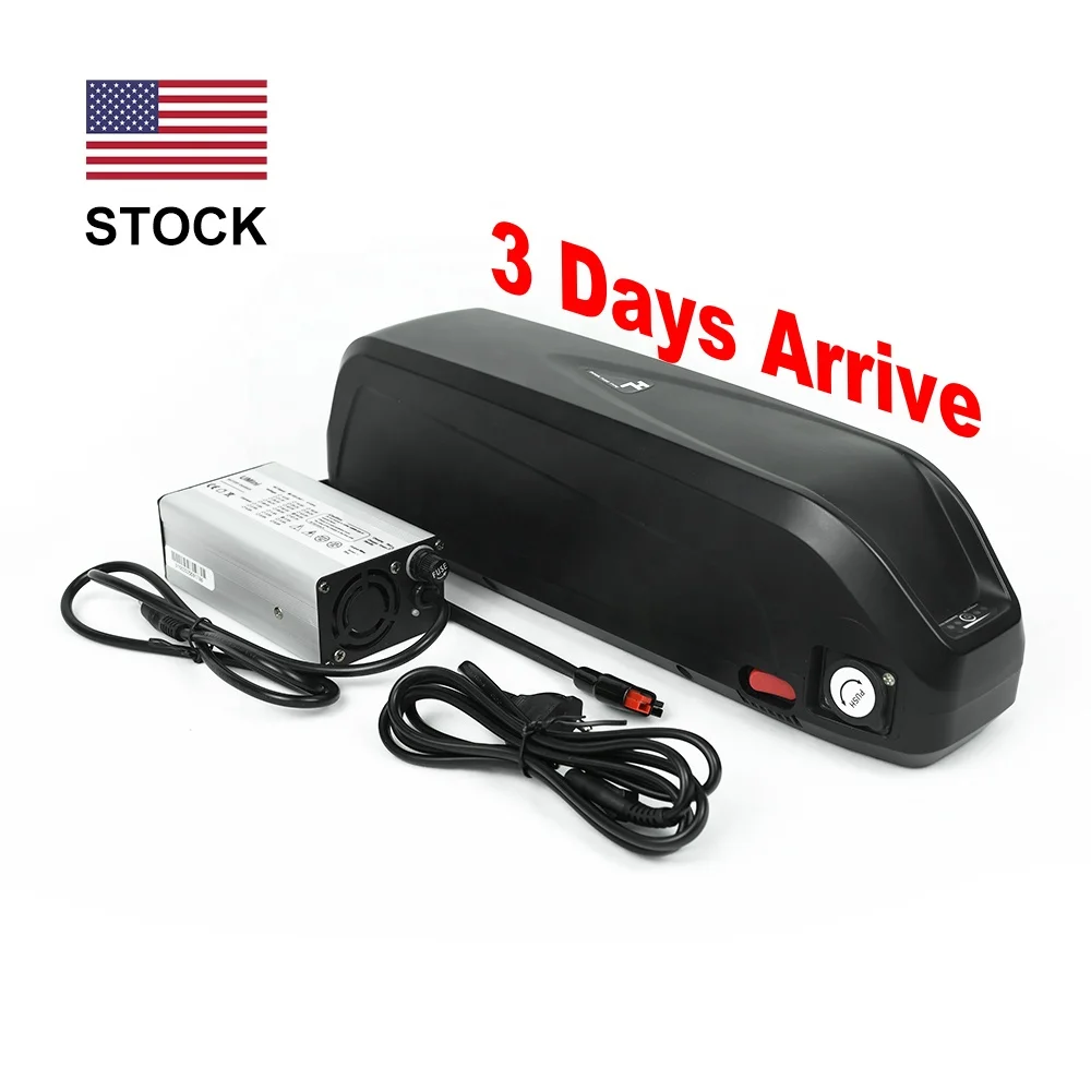 USA stock Hailong ebike battery 48 volt 13Ah  Lithium ion battery pack hidden electric bicycle batteries for 250W to 500W motor