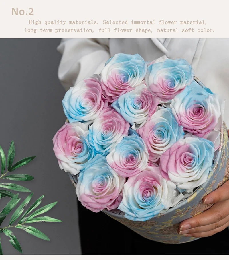 product forever roses in a round box preserved rose bouquet eternal flower valentines mothers day anniversary birthday flowers-60