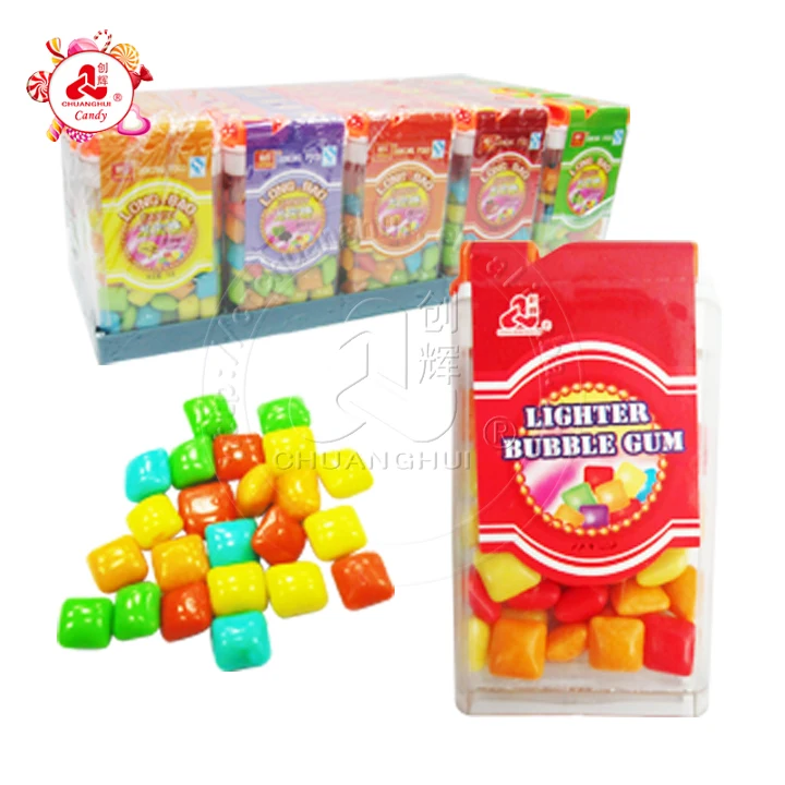 Whistle Fruity Bubble Chewing Gum - Multi-Colored Fun