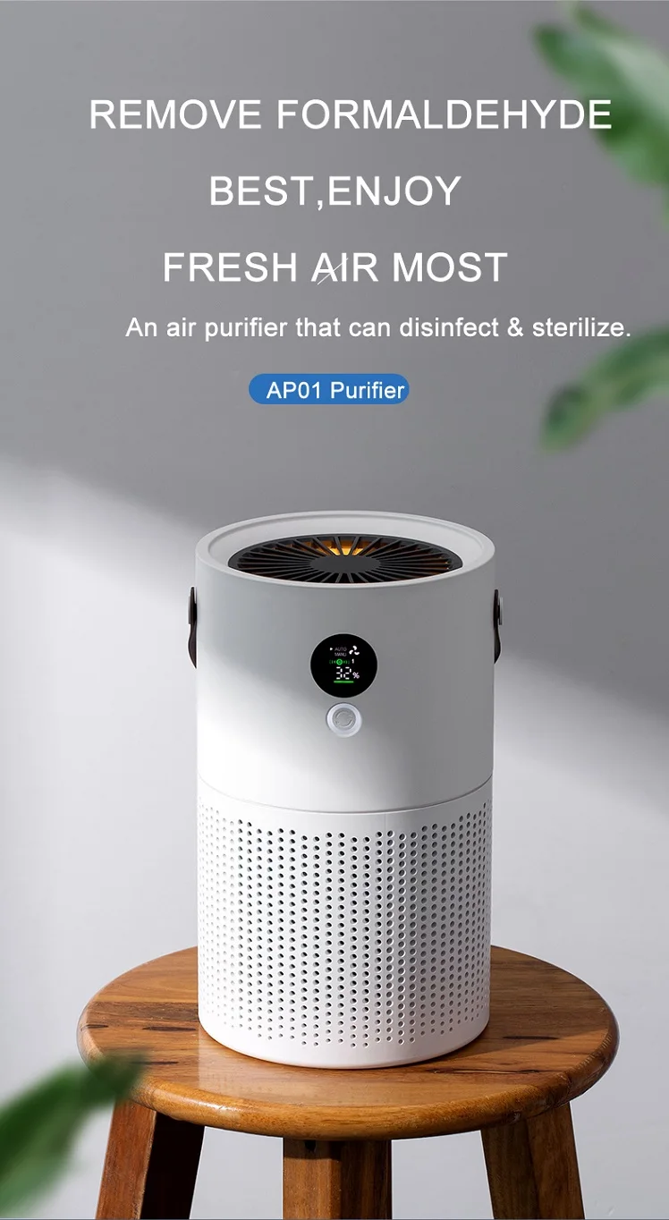 5 formaldehyde hcho air cleaner night light air purifier