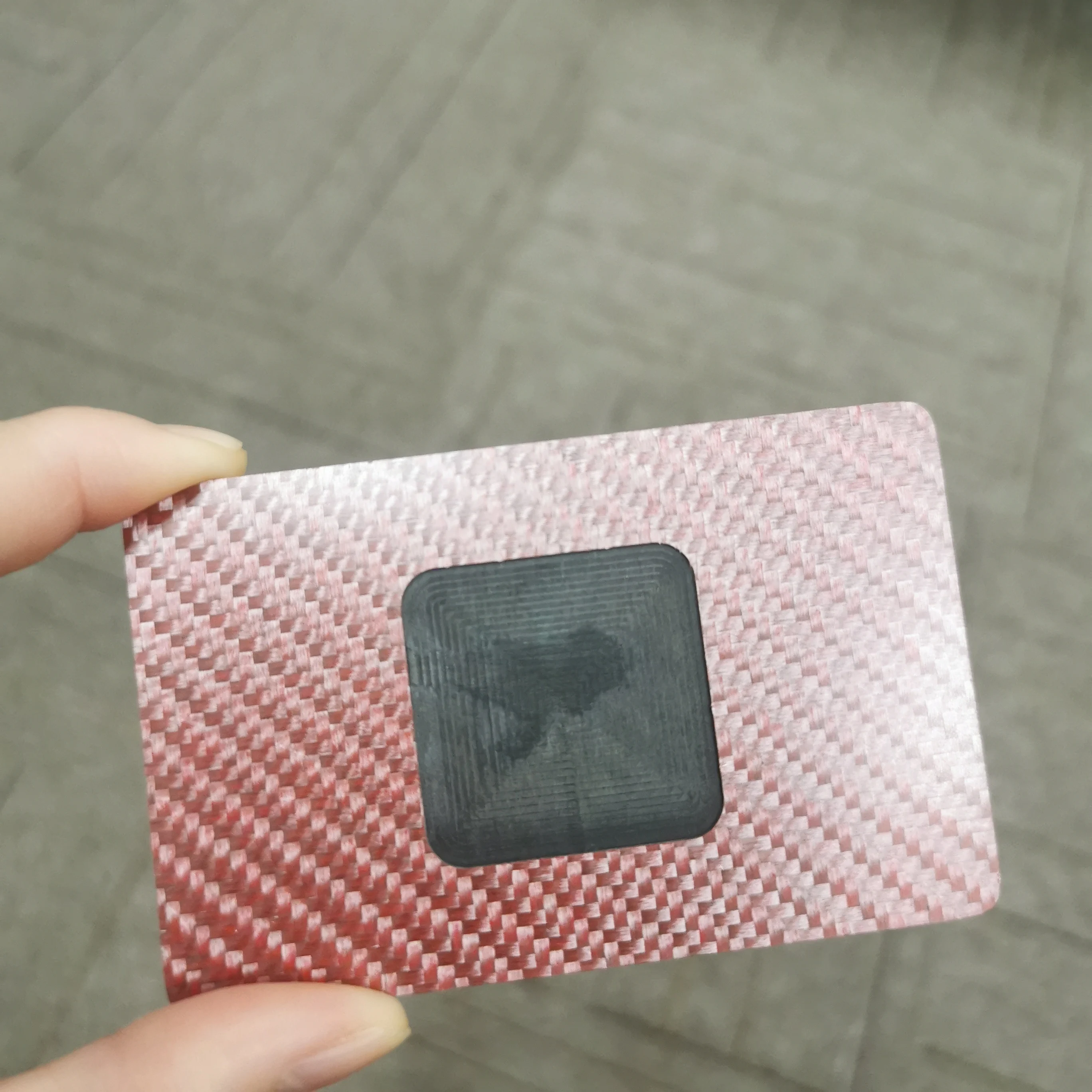 NFC fibra de carbono crédito tarjetero billeteras Tarjeta de fibra