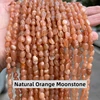 Natural Orange Moonstone