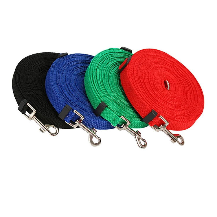 Obedience Recall Training Lead with Soft Handle-15 ft 30 ft 50 ft 65 ft  Long Adjustable Nylon Long Dog Training Leash| Alibaba.com
