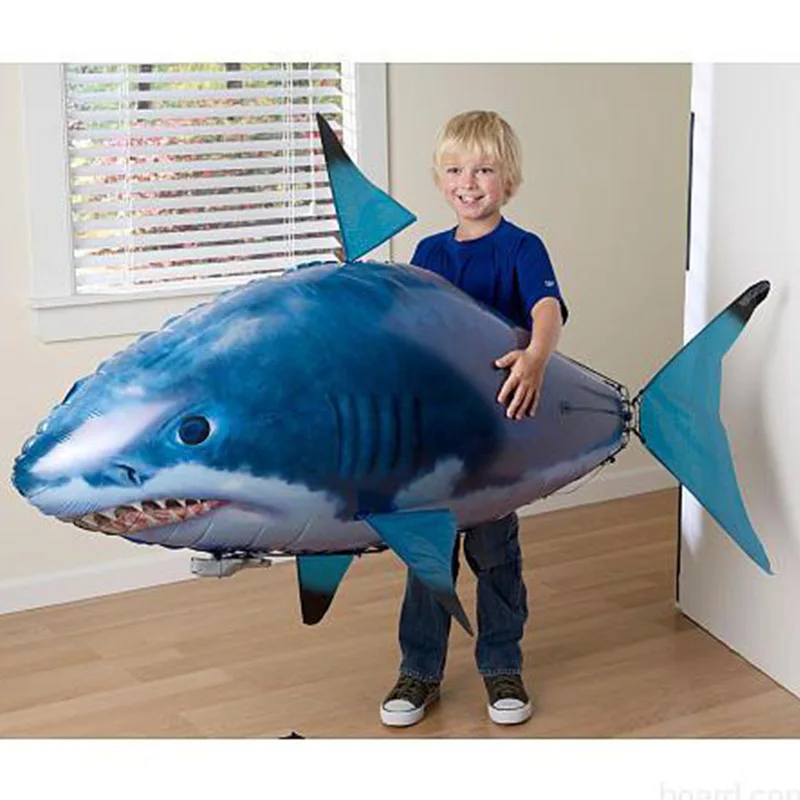 Aidison RC Shark Toys Fly Air Balloons with Clown Fish