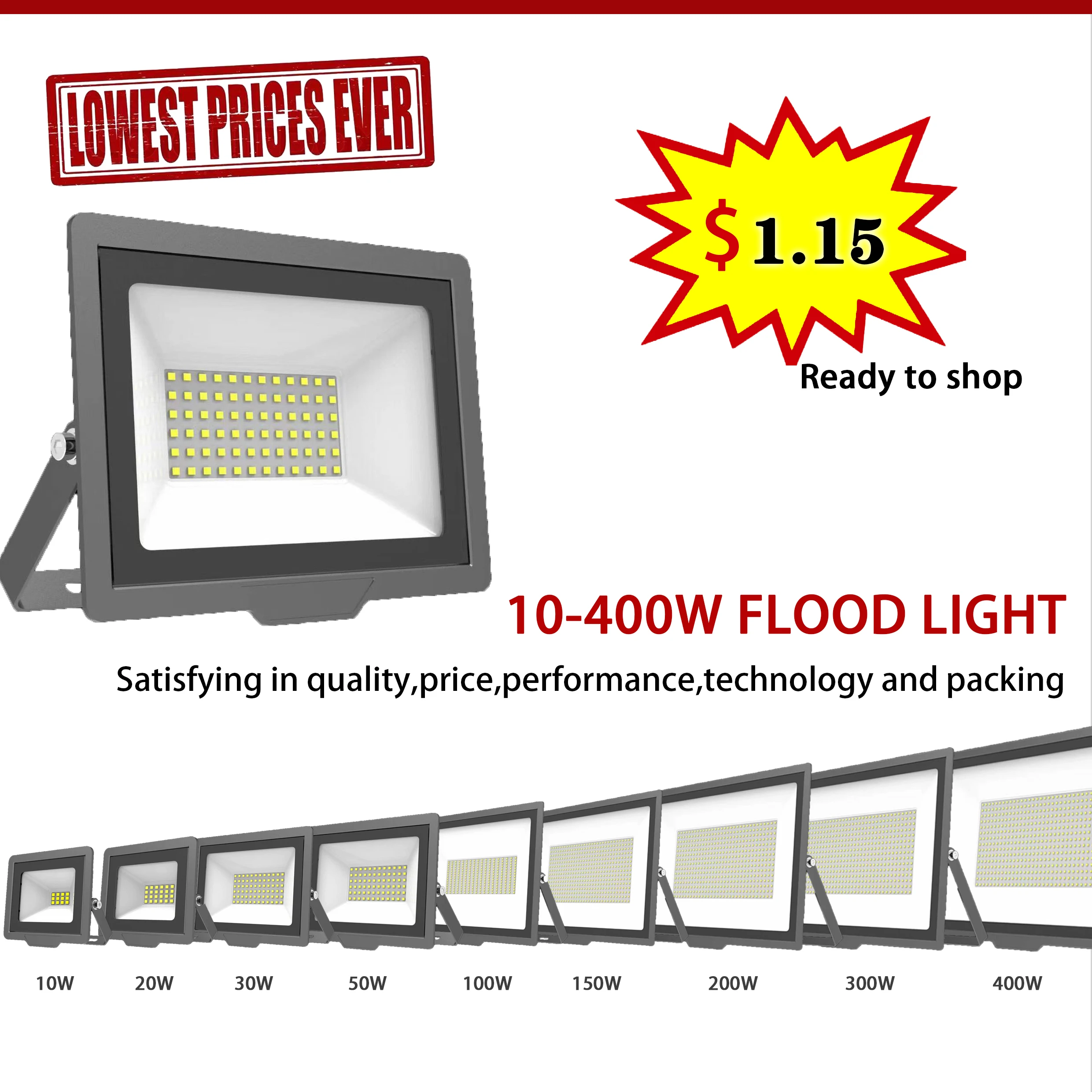 Наружное освещение IP66 водонепроницаемый Светодиодный прожектор отражатель 50 Вт светодиодный SMD 2835 светодиодные прожекторы