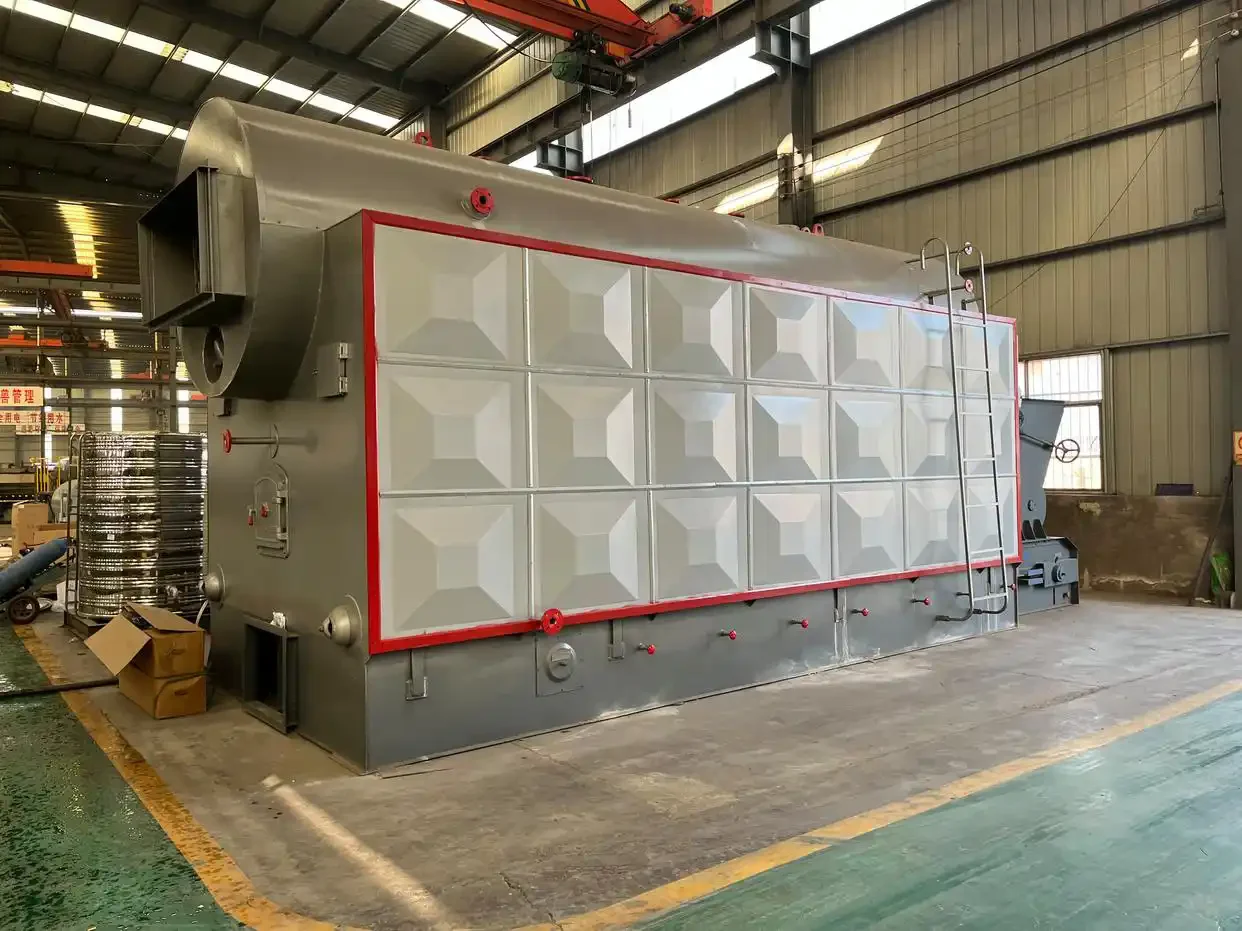 Automatic Feed Biomass Pellet Steam Generator Wood Fired CE Biomass Steam Generator Four Pass Horizontal Boiler