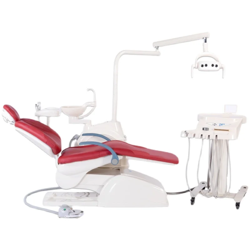 Dental Chair Mobile Tool Tray Factory low price LED light Rotatable spittoon