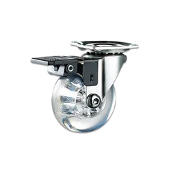 2021 Amazon Hot Style Casters Transparent Wheel Silent Office Casters Caster Wheels