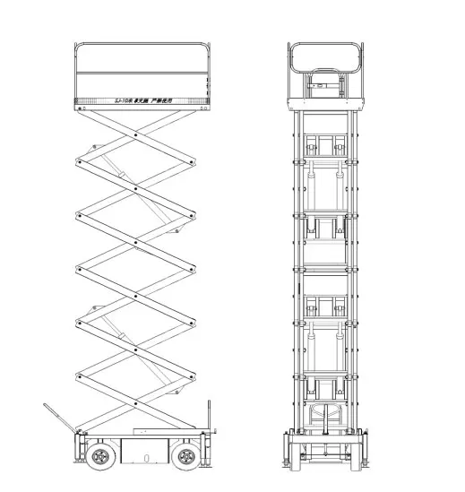 Trolley Aluminium Electric Scissor Lift Table Electric Scissor Lift ...