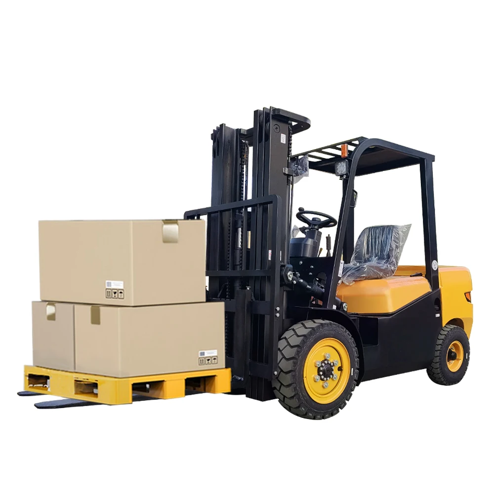 Diesel Forklift with ROPS/FOPS Certification 3-5Ton Construction Machinery