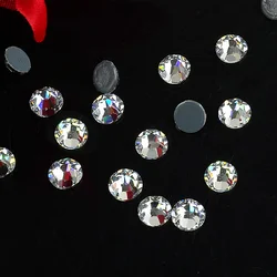 wholesale iron on glass beads crystal