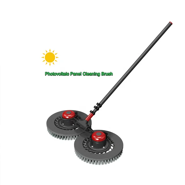 Companies Dryer Autonomous Modules Brush for Cleaning Customized Electric Machine Dry Water Panel Photovoltaic Brush