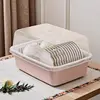 Version PLUS, rose nordique avec couvercle (38,7*28,7*11,7 cm)