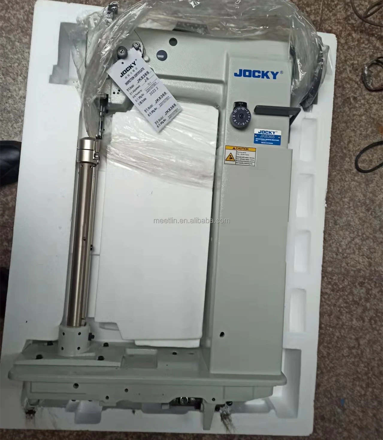 Jk8365 Super High Post Bed Compound Feeding Sewing Machine Heavy Duty