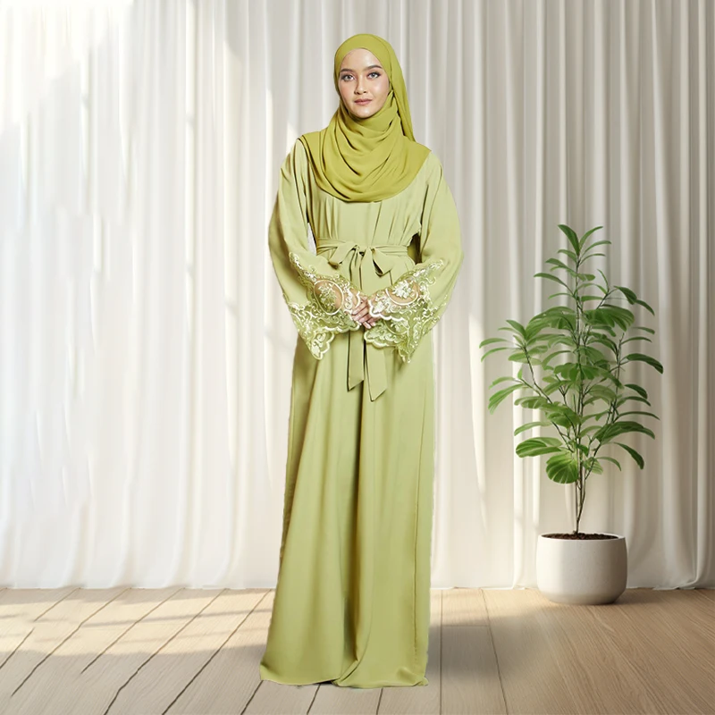 Popular Muslim Hijab Dress for Party Fashion Muslim Clothes Abaya Women Muslim Dress Turkey Dubai