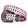 Blanc avec AB et couleur rouge