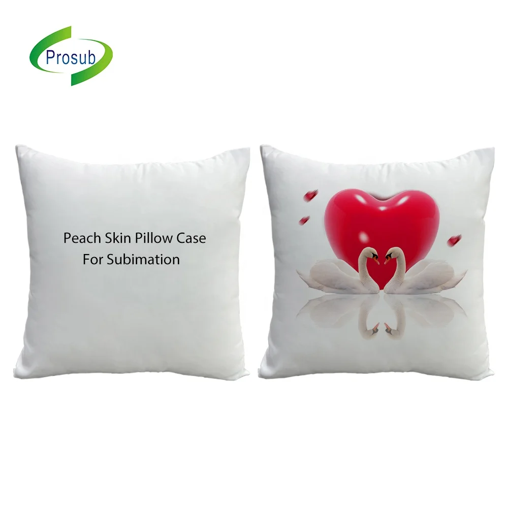 2 PCS Sublimation Pillow Cases, Sublimation Blank Pillow Covers with  Invisible Zipper Heart Shape Soft Velvet Cushion Cases for DIY and Heat  Transfer