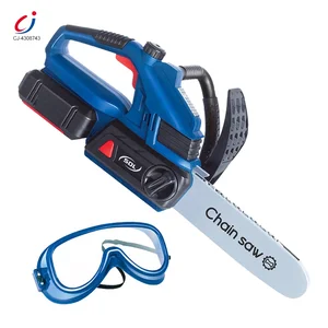 Chengji Power Chainsaw Toy Set Children Pretend Play Plastic Simulation Lighting Sound Toy Electric Saw