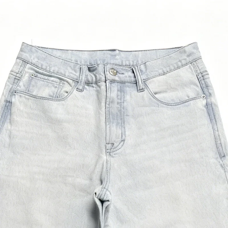 European and American Hollowed-out Flared Jeans