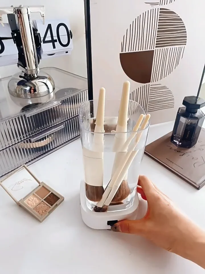 Multifunctional Battery Operated Ultrasonic Cleaner Glasses Toothbrush