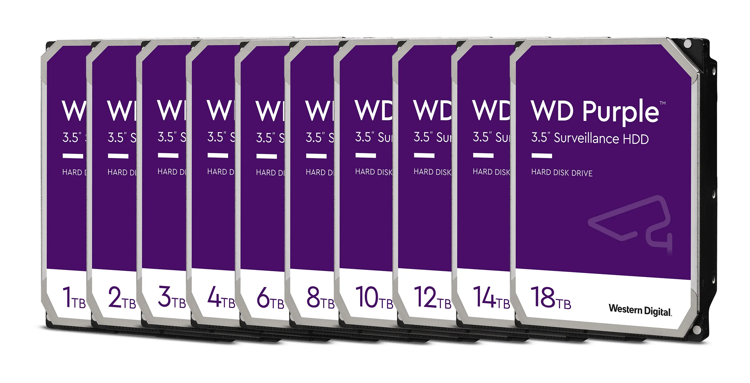 New Refurbished Purple Hard Drives For Cctv 3.5 Inch Sata Surveillance